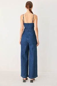 SWEET CHARM DENIM JUMPSUIT