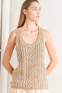 NEVER FORGET KNIT TANK TOP
