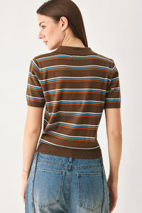 PRETTY IN PARADISE POLO TOP