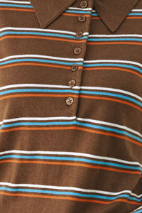 PRETTY IN PARADISE POLO TOP