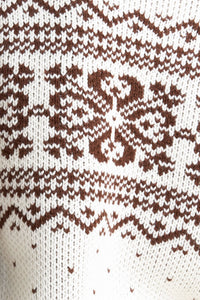 SNOWFLAKE GLAM PULLOVER SWEATER TOP