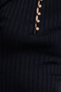 MODERN CURL SWEATER KNIT TOP