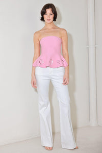 SUGAR PETAL SWEATER KNIT TOP