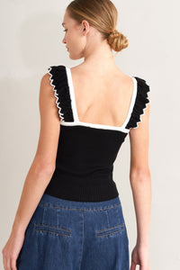 COFFEE DATE CHIC SWEATER KNIT TOP