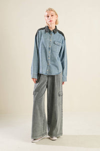 MY LOVE FOR YOU DENIM SHIRT