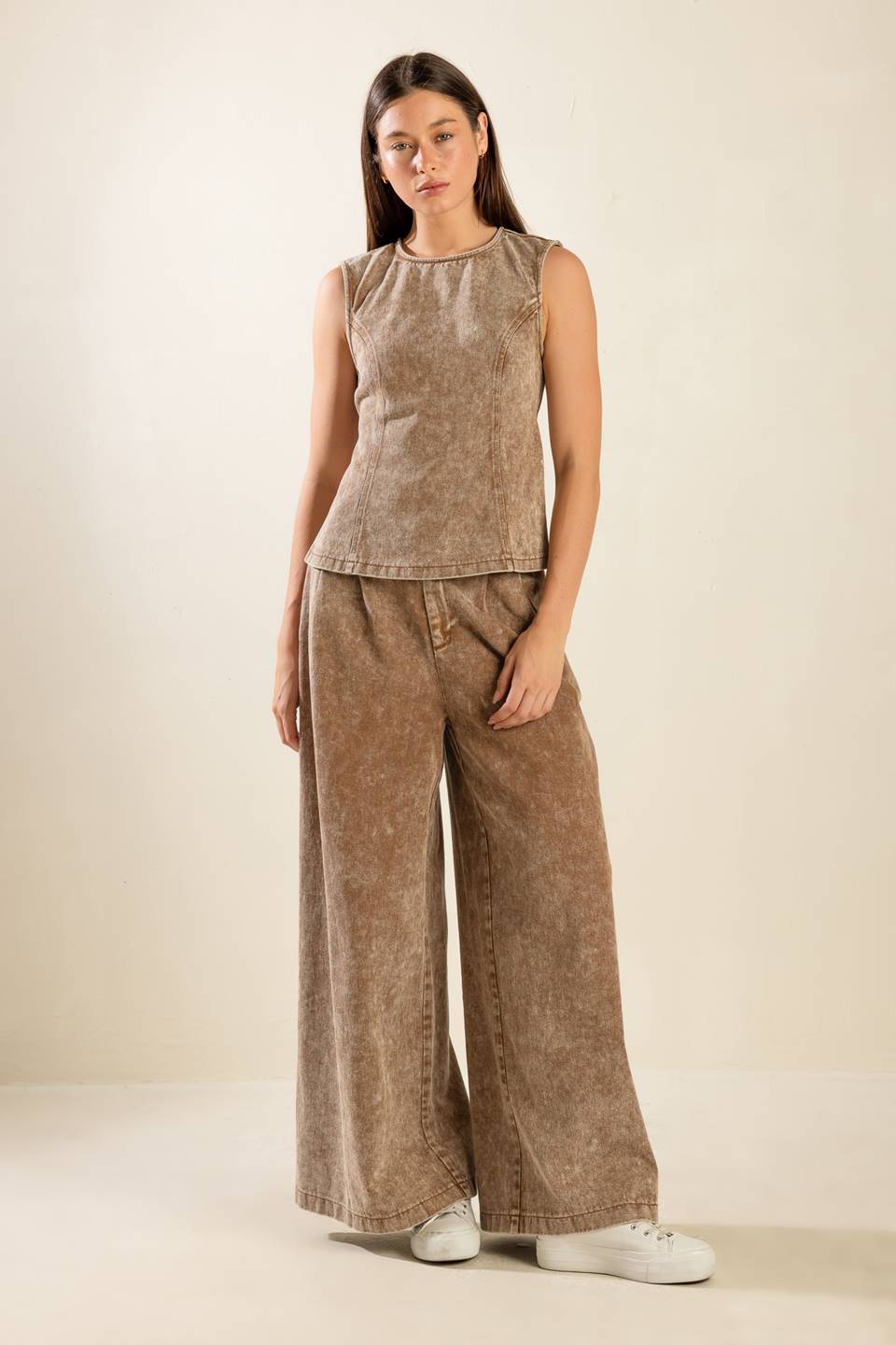 SAFE TO SAY TWILL TOP