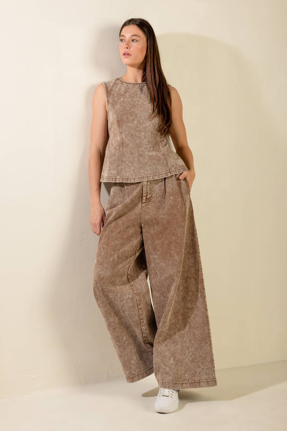 SAFE TO SAY TWILL TOP