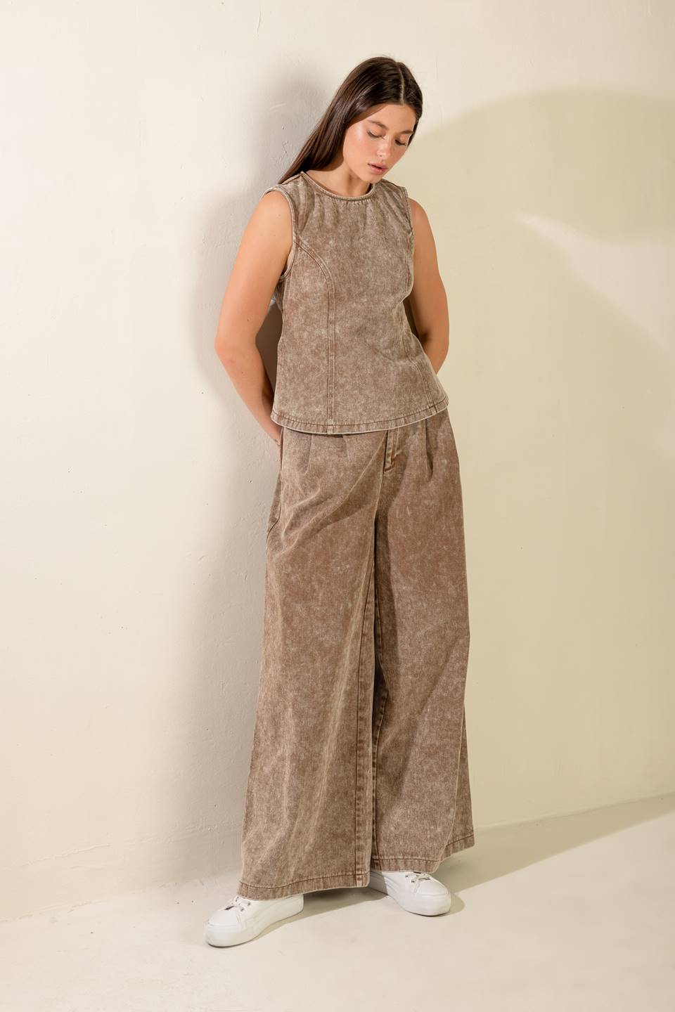 SAFE TO SAY TWILL TOP