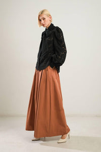 PATRIOTIC PRINCESS WOVEN LACE TOP