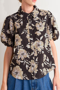 POSH PRESENCE WOVEN TOP