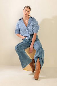 AWAITING LOVE WOVEN TOP