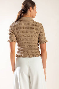 PICNIC AT SUNSET WOVEN TOP