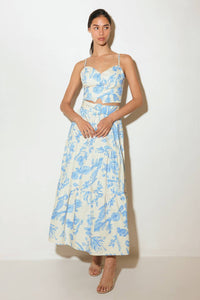 URBAN CHARM WOVEN CAMI TOP AND SKIRT SET