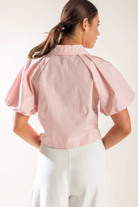 MEET YOU AT THE GARDEN WOVEN TOP