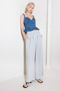 WHISPER SOFTLY BLUE DENIM TOP