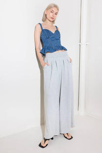 WHISPER SOFTLY BLUE DENIM TOP
