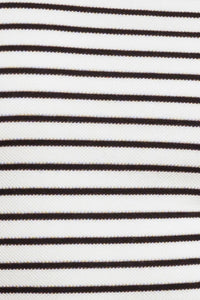 WINDING PATH STRIPED WOVEN TUBE TOP