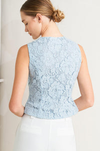 SWEET BUT STRONG WOVEN VEST