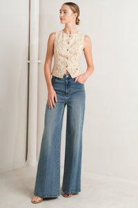 SWEET BUT STRONG WOVEN VEST