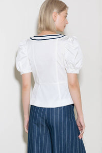 THE SWEETEST TOUCH WOVEN TOP