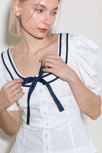 THE SWEETEST TOUCH WOVEN TOP