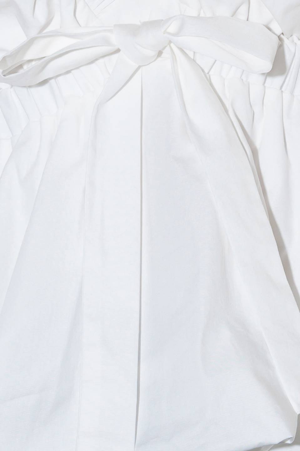 SLOW DOWN IN WHITE WOVEN TOP