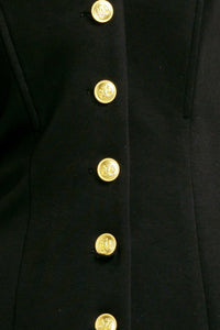 MODERN FLOW BLACK WOVEN TOP