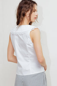 FRENCH MEADOW WOVEN TOP