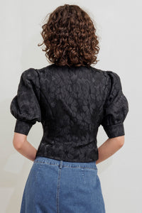 QUIET LUXE ROMANCE WOVEN TOP