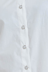 WHITE NOISE SOLID WOVEN TOP