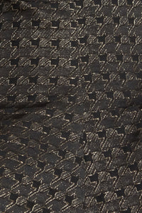 EVENING SCULPT METALLIC THREADED WOVEN TOP