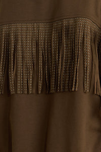 FRINGE CITY PULLOVER KNIT TOP