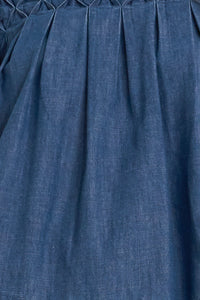 COTTAGE SPELL CHAMBRAY TOP