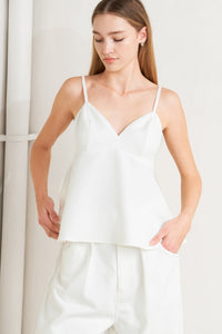 MINIMAL MOOD WOVEN CAMI TOP