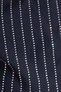 GEOMETRIC EDGE WOVEN TOP