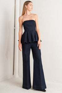 POWERED FEMME DENIM TOP