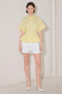 BUTTER MODE ACTIVATED WOVEN TOP