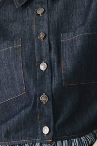 POWER SOFT WOVEN CROP JACKET
