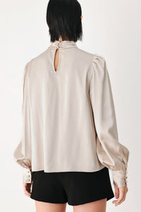 GOLDEN HOUR HIGH NECK BLOUSE