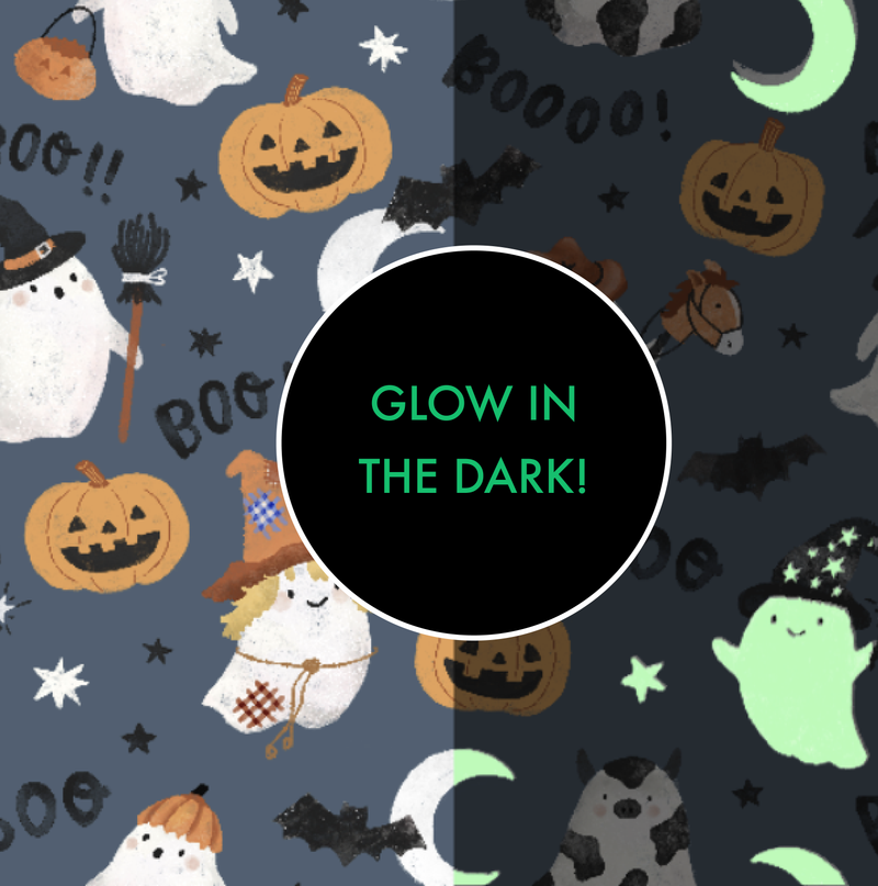 Costumed Ghosts - Glow In The Dark - Convertible Romper