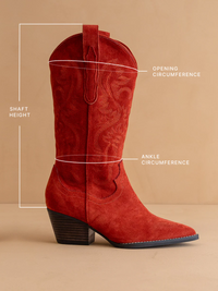 The Amaya | Red Classic Cowgirl Boot