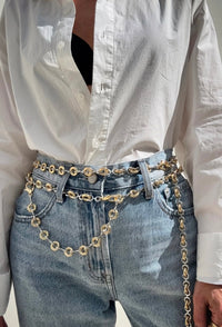 Odessa Donut Chain Belt - Two Tone