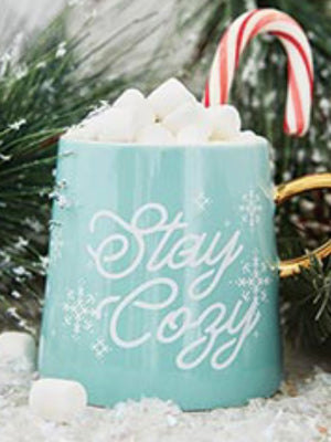 Taza cónica navideña - STAY COZY