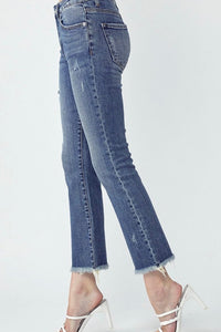 Savannah Raw Hem Jeans