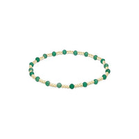 Sincerity Gemstone Gold Fall Colors 3mm Beaded Bracelet