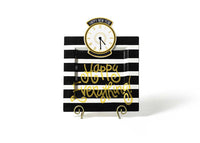 Black Stripe Big Happy Everything Square Platter