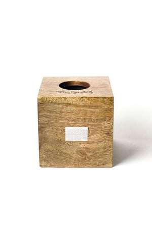 Mini square Wood Tissue Box