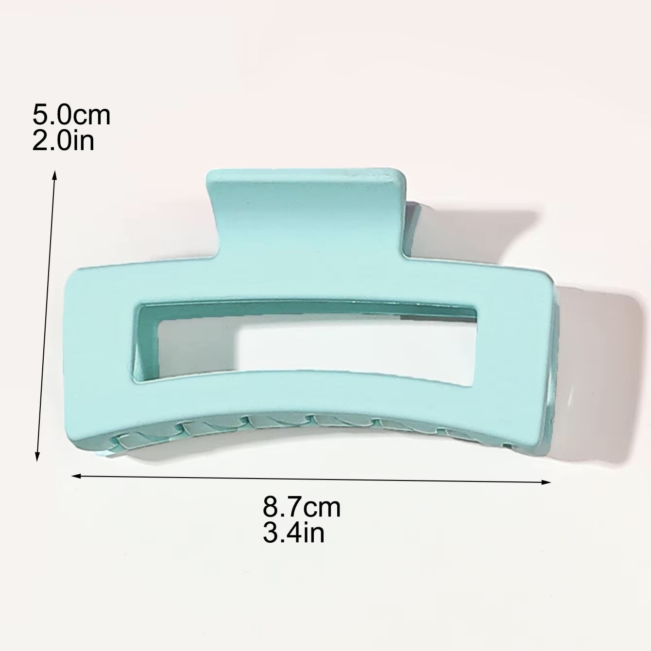 Yellow Matte Hair Clip