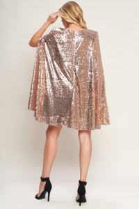 SPECIAL TREATMENT SEQUIN MINI DRESS