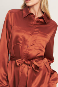 IT'S YOUR PLACE WOVEN MIDI DRESS